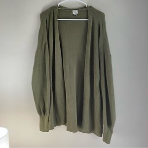 A New Day Olive Sage Soft Knit Cardigan